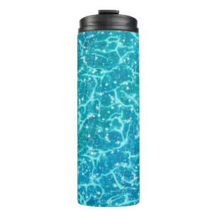 Bouteilles Isothermes Eau de mer bleue avec étincelles