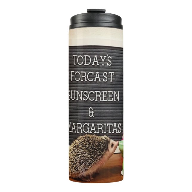 Bouteilles Isothermes Écran solaire et Margaritas (Devant)