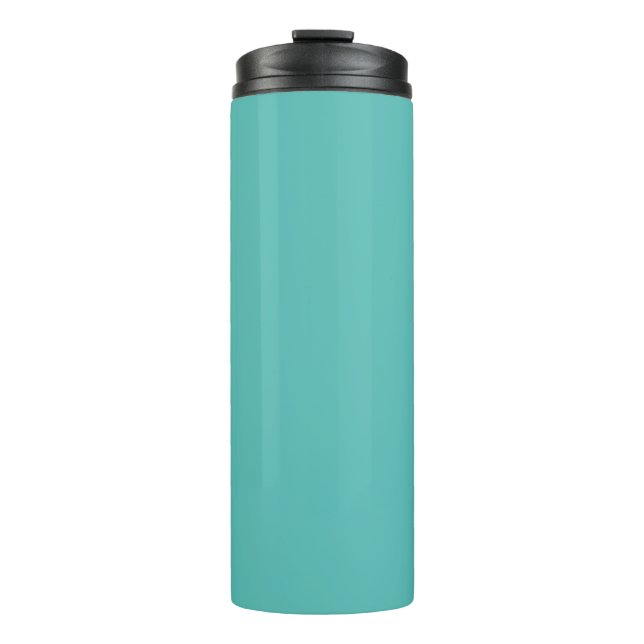 Bouteilles Isothermes Eeucalyptus pastel bleu turquoise (Devant)