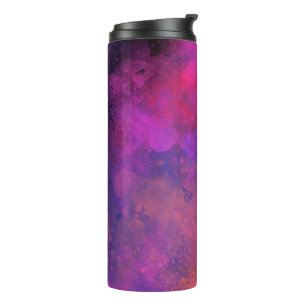 Bouteilles Isothermes Effet Paint Paint Galaxy Rose