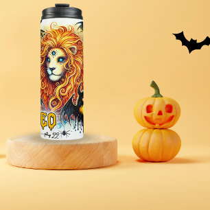 Bouteilles Isothermes Éffrayant Leo Zodiac Halloween Cadeau Anniversaire