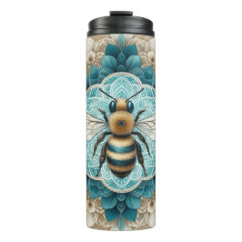 Bouteilles Isothermes Élégant Bumble Bee Mandala