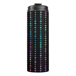 Bouteilles Isothermes Elegant Modern Colorful Beads Circles Dots Pattern