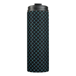 Bouteilles Isothermes Élégant Motif de la chaîne de clôture Turquois