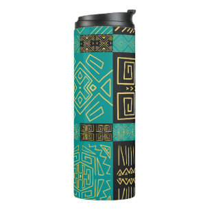 Bouteilles Isothermes Élégant Motif géométrique Tribal Africain