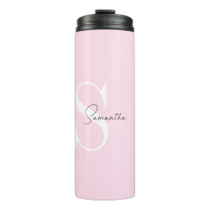 Bouteilles Isothermes Élégant Pink Pastel Personnalisé Tumbler Thermique