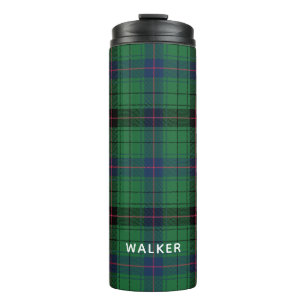 Bouteilles Isothermes Élégant Plaid Davidson Tartan Personnalisé