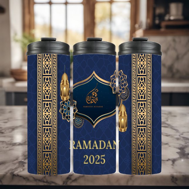 Bouteilles Isothermes Élégant Ramadan Kareem 2025 (Créateur téléchargé)