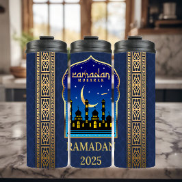 Bouteilles Isothermes Élégant Ramadan Kareem 2025