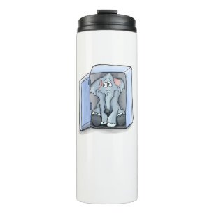 Bouteilles Isothermes Éléphant de bande dessinée se reposant à
