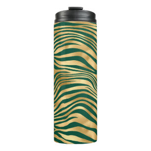 Bouteilles Isothermes Emerald et Gold Safari Series Design 4
