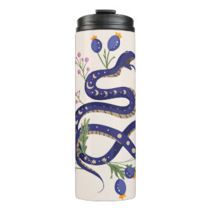Bouteilles Isothermes Empreinte de fées serpent et floral