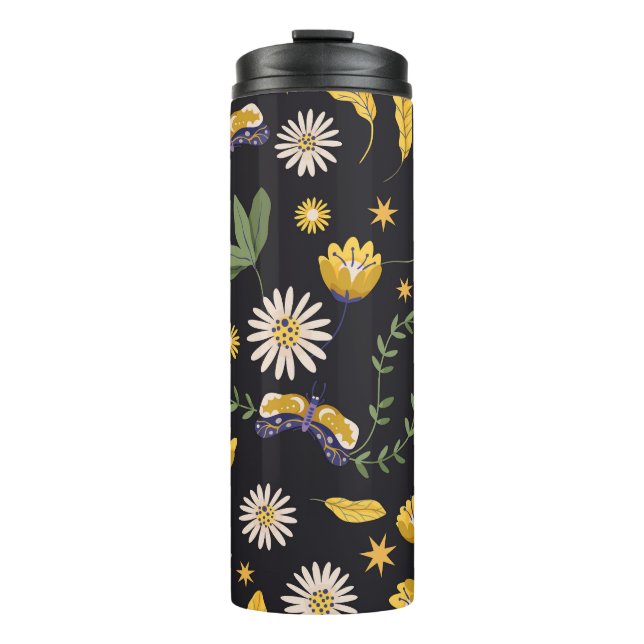 Bouteilles Isothermes Empreinte de fées serpent et floral (Devant)