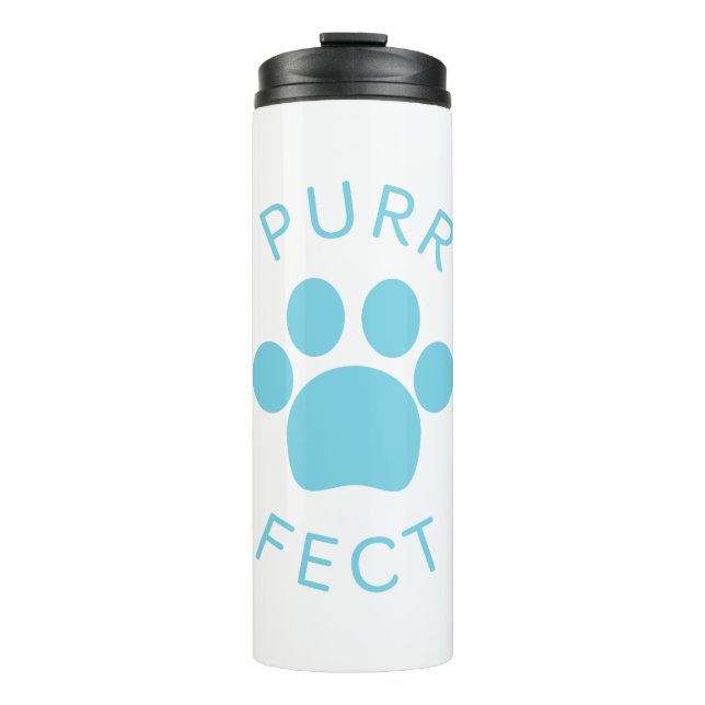 Bouteilles Isothermes Empreinte de patte Cat Perfect Blue Purr (Devant)