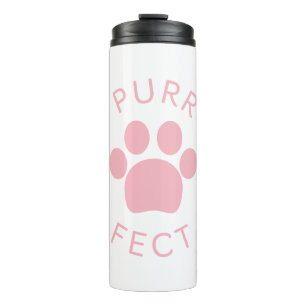 Bouteilles Isothermes Empreinte de patte Pur Pink Parfait Chat