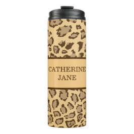 Bouteilles Isothermes Empreinte de patte Safari sauvage personnalisable