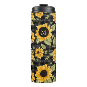 Bouteilles Isothermes en vichy Motif tournesol