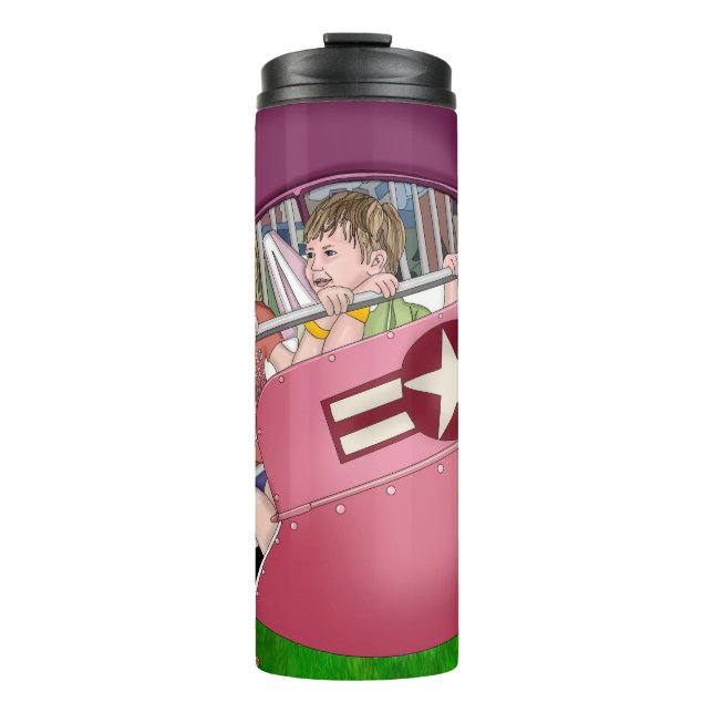 Bouteilles Isothermes Enfants en art lunaire du Carnaval (Devant)