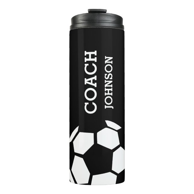 Bouteilles Isothermes Entraîneur De Football Personnalisé À La Mode Mode (Devant)