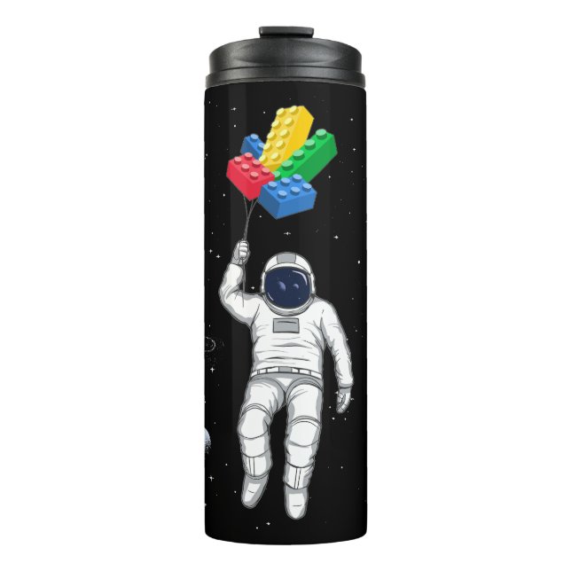 Bouteilles Isothermes Entrepreneur principal astronaute, Blocs de constr (Devant)