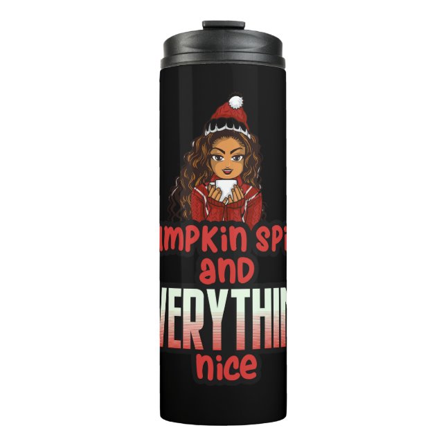 Bouteilles Isothermes Épice citrouille & Tout Nice Black Girl Magic S (Devant)