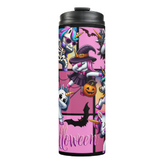 BOUTEILLES ISOTHERMES ÉQUIPAGE LICORNE HALLOWEEN PANNEAU DABBING