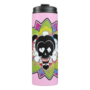 Bouteilles Isothermes Équipe de suicide   Harley Quinn Crâne tatouage
