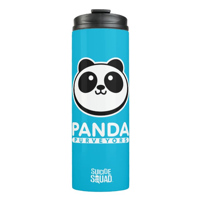 Bouteilles Isothermes Équipe de suicide | Logo Panda Purveyors (Devant)