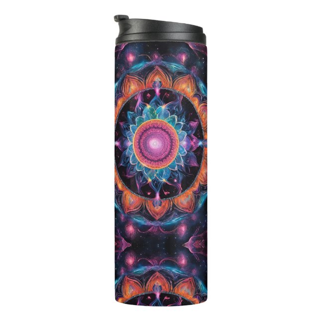 Bouteilles Isothermes Espace coloré Mandala (Tourné sur la droite)
