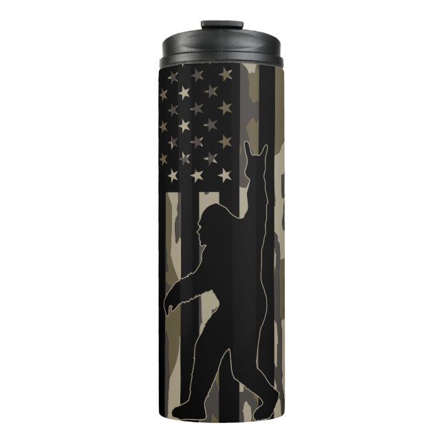 Bouteilles Isothermes États-Unis Drapeau Bigfoot Bottomland Camo (Devant)