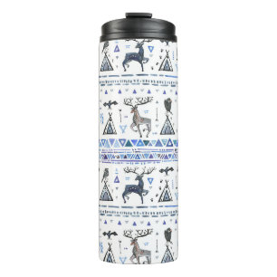 Bouteilles Isothermes Ethnique tribale, les animaux rêvent attraper, san