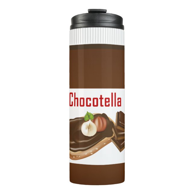 Bouteilles Isothermes Étiquette Chocotella (Devant)
