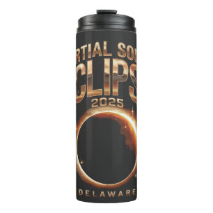 Bouteilles Isothermes Événement d'astronomie partielle d'Eclipse solaire