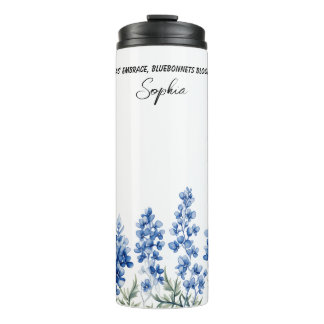 Bouteilles Isothermes exas Bluebonnets avec verse Personnalisé