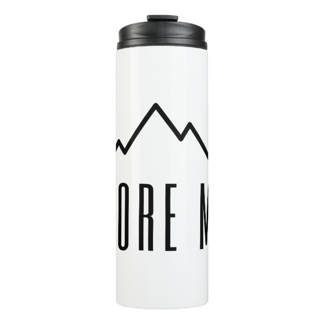 Bouteilles Isothermes Explore More Minimalist Mountain Thermal Tumbler (Devant)