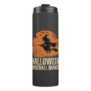 Bouteilles Isothermes Fabricant de baseball Halloween Graphique de sorci