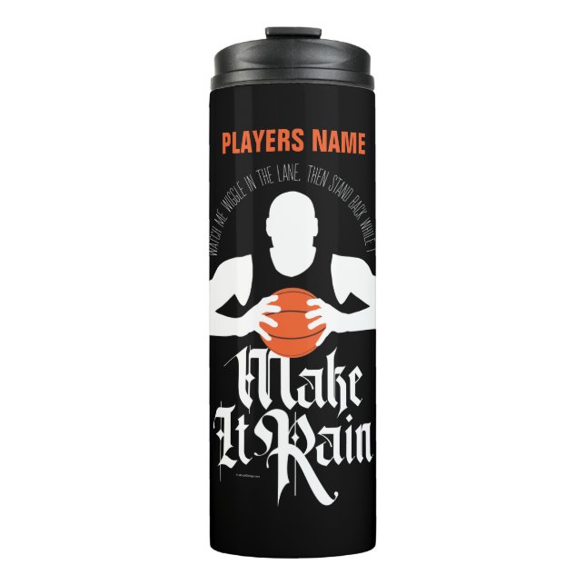 Bouteilles Isothermes Faire Pluie (Basket-Ball) Tumbler Thermal (Devant)