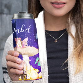 Bouteilles Isothermes Fairy Mushroom Magic Enchanted Stars Personnels