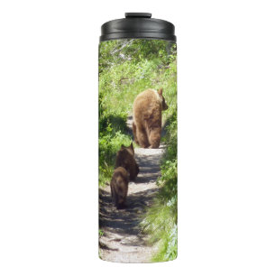 Bouteilles Isothermes Famille d'ours bruns