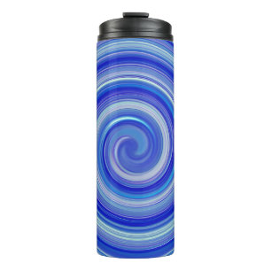 Bouteilles Isothermes Fancy spirale bleue