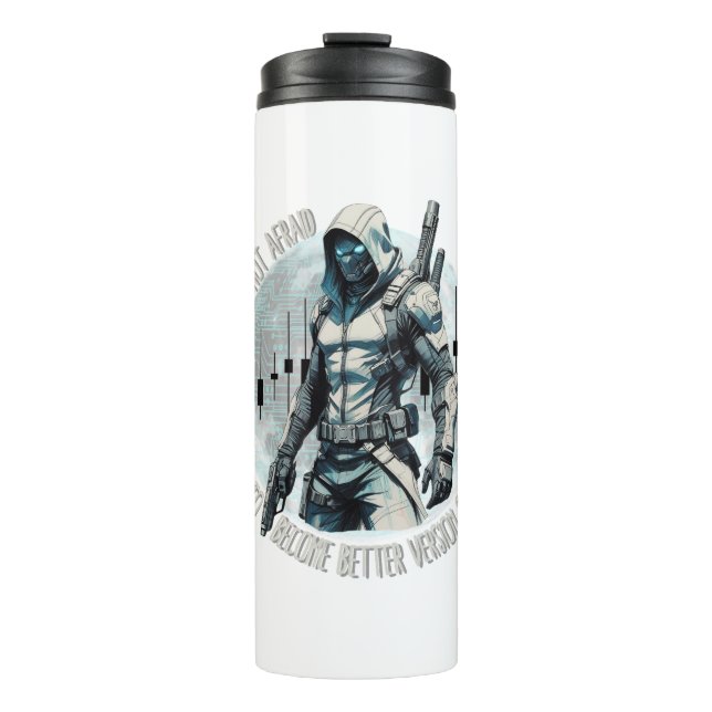 Bouteilles Isothermes Fantasy trade design | Cyberpunk | Self growth (Devant)