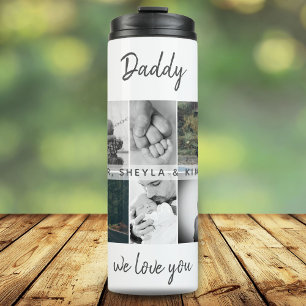 Bouteilles Isothermes Father with Kids and Family Dad Photo Collage