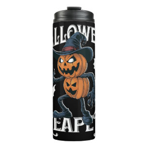 Bouteilles Isothermes Faucheur d'Halloween - CITROUILLE EFFRAYANTE