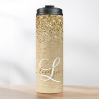 Faux Gold brossé Parties scintillant métallique Im