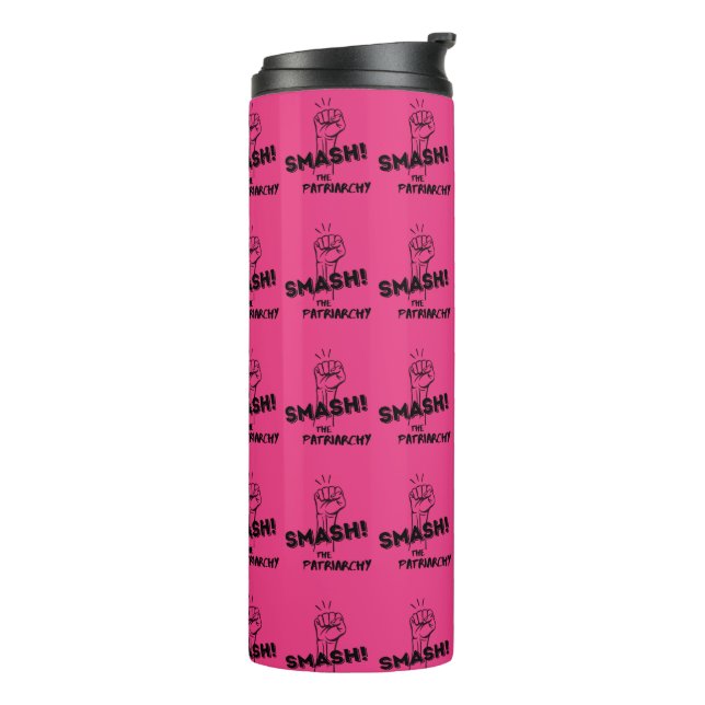 Bouteilles Isothermes féministe - tasse de voyage chaud / froid (Tourné sur la gauche)