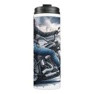 Bouteilles Isothermes Femme de moto