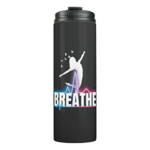 Bouteilles Isothermes Femme Silhouette Mindfulness, Méditation, Bien-êtr