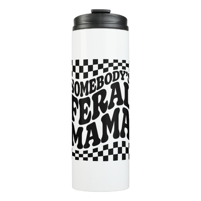 Bouteilles Isothermes Feral Mama Funny Family Gift de quelqu'un (Devant)