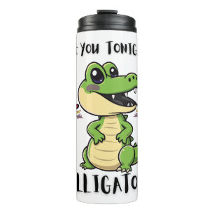 Bouteilles Isothermes Fête d'animaux Alligator