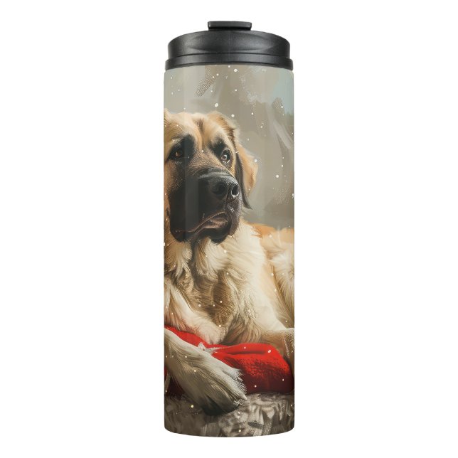Bouteilles Isothermes Fête de Noël des Chiens de Berger Anatoliens (Devant)